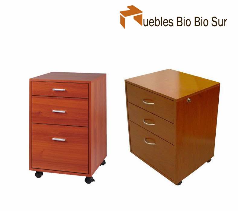 Cajoneras con ruedas - Muebles BioBioSur